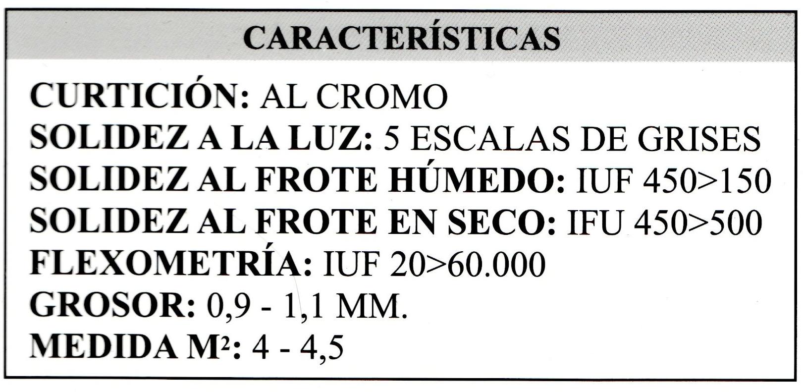 CARACTERISTICAS